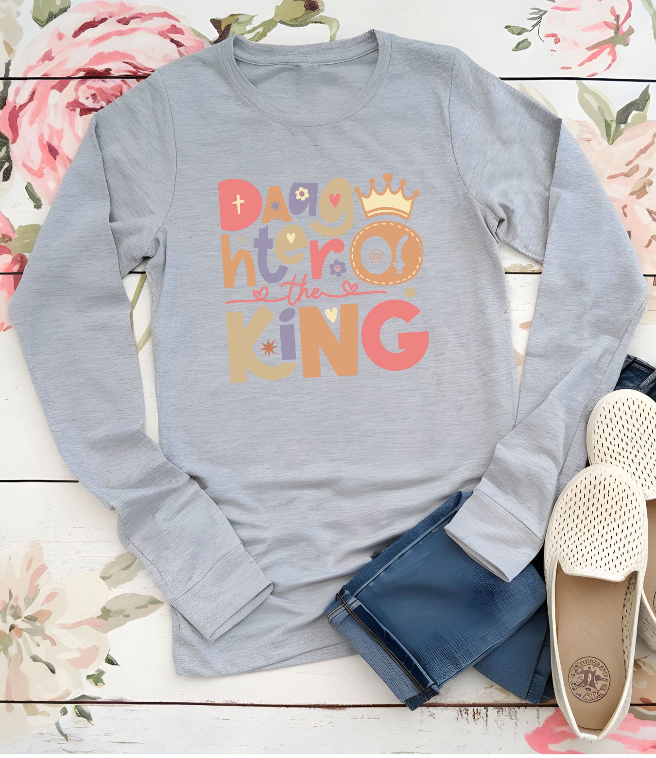 Daughter of the King Christian Long Sleeve T Shirts