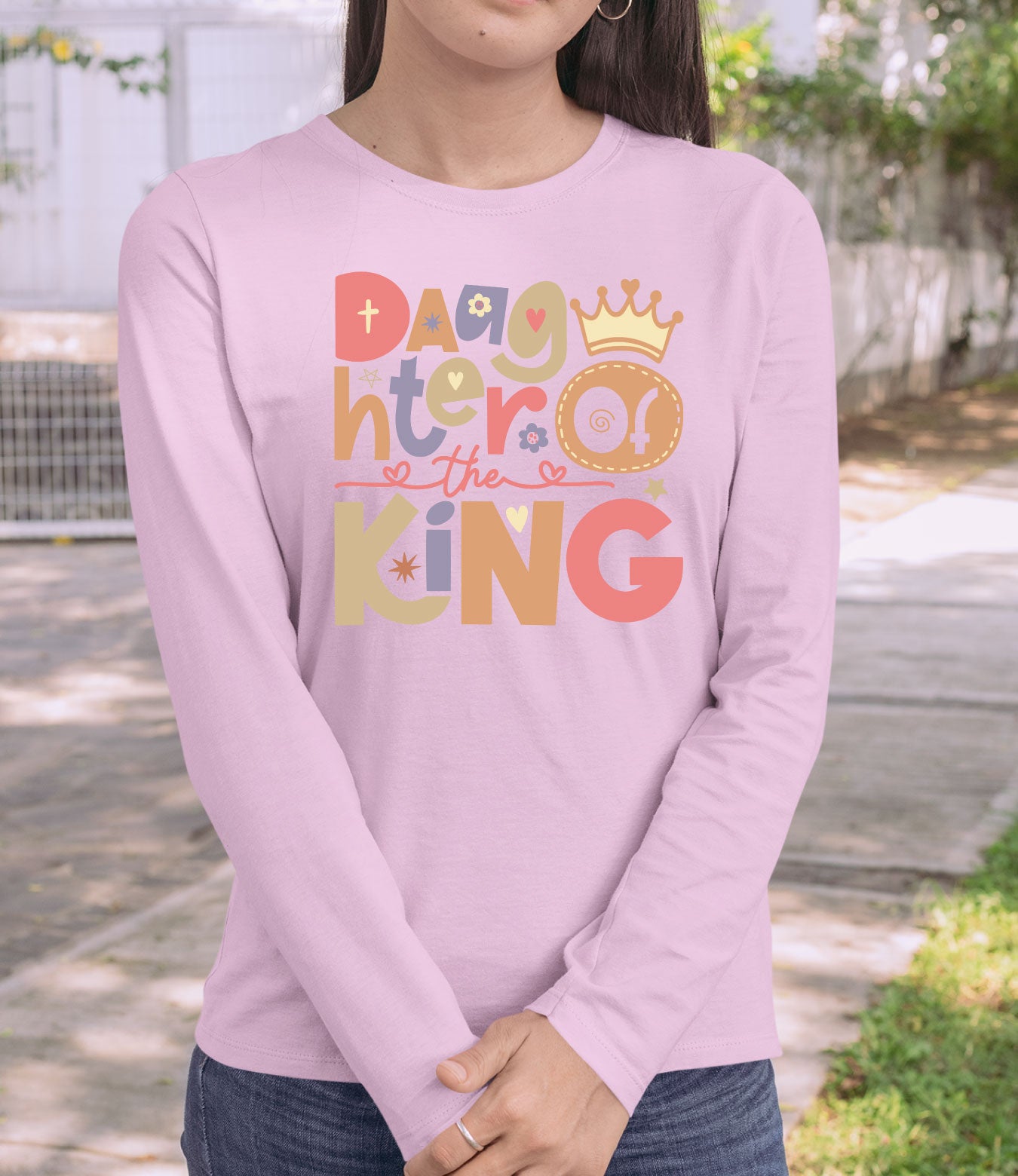 Daughter of the King Christian Long Sleeve T Shirts
