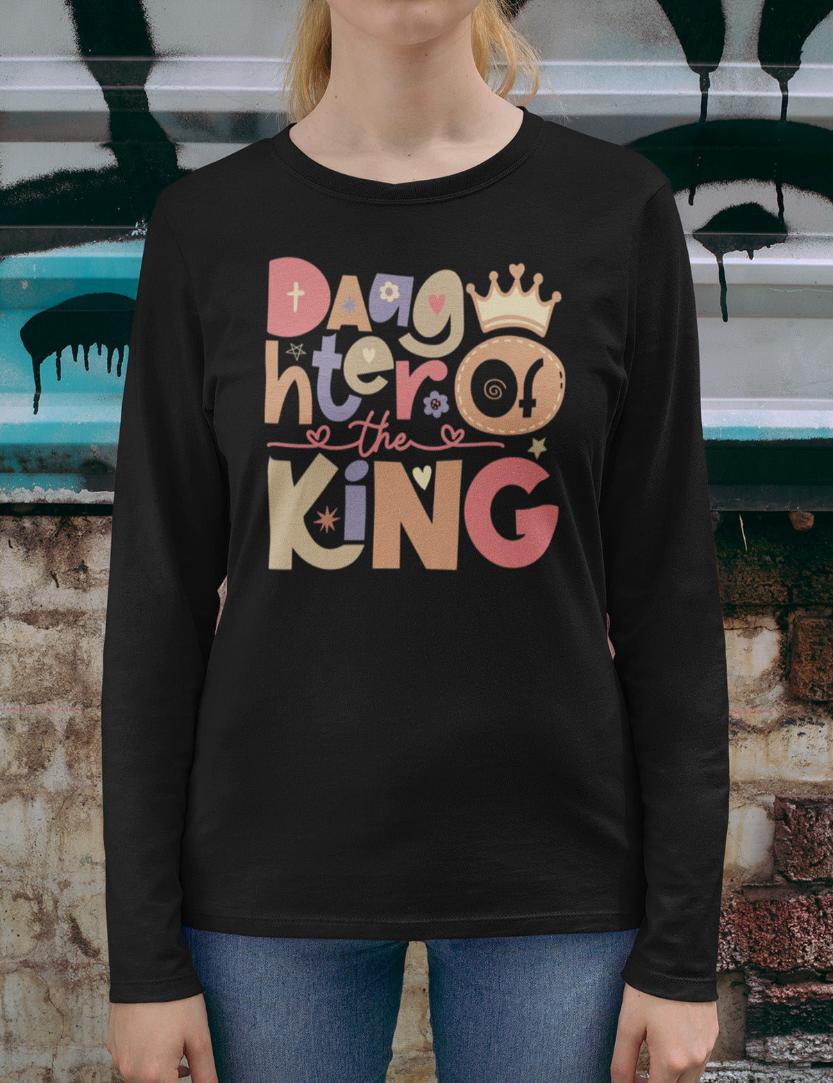 Daughter of the King Christian Long Sleeve T Shirts