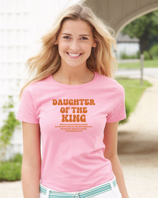 Daughter Of The King Christian Bible Verse Religious T-Shirt Gifts