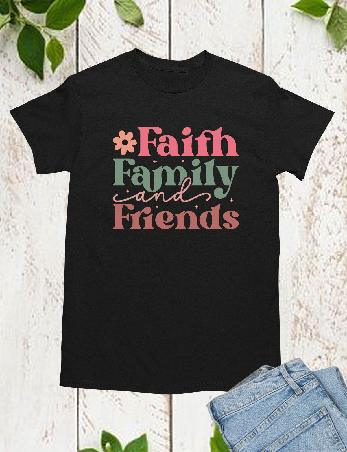 Faith Family and Friends Christian Long Sleeve