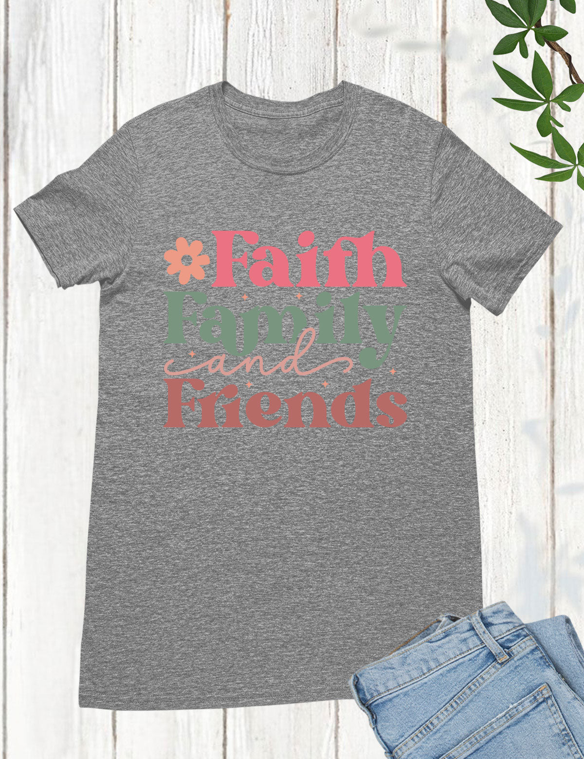 Faith Family and Friends Christian Long Sleeve