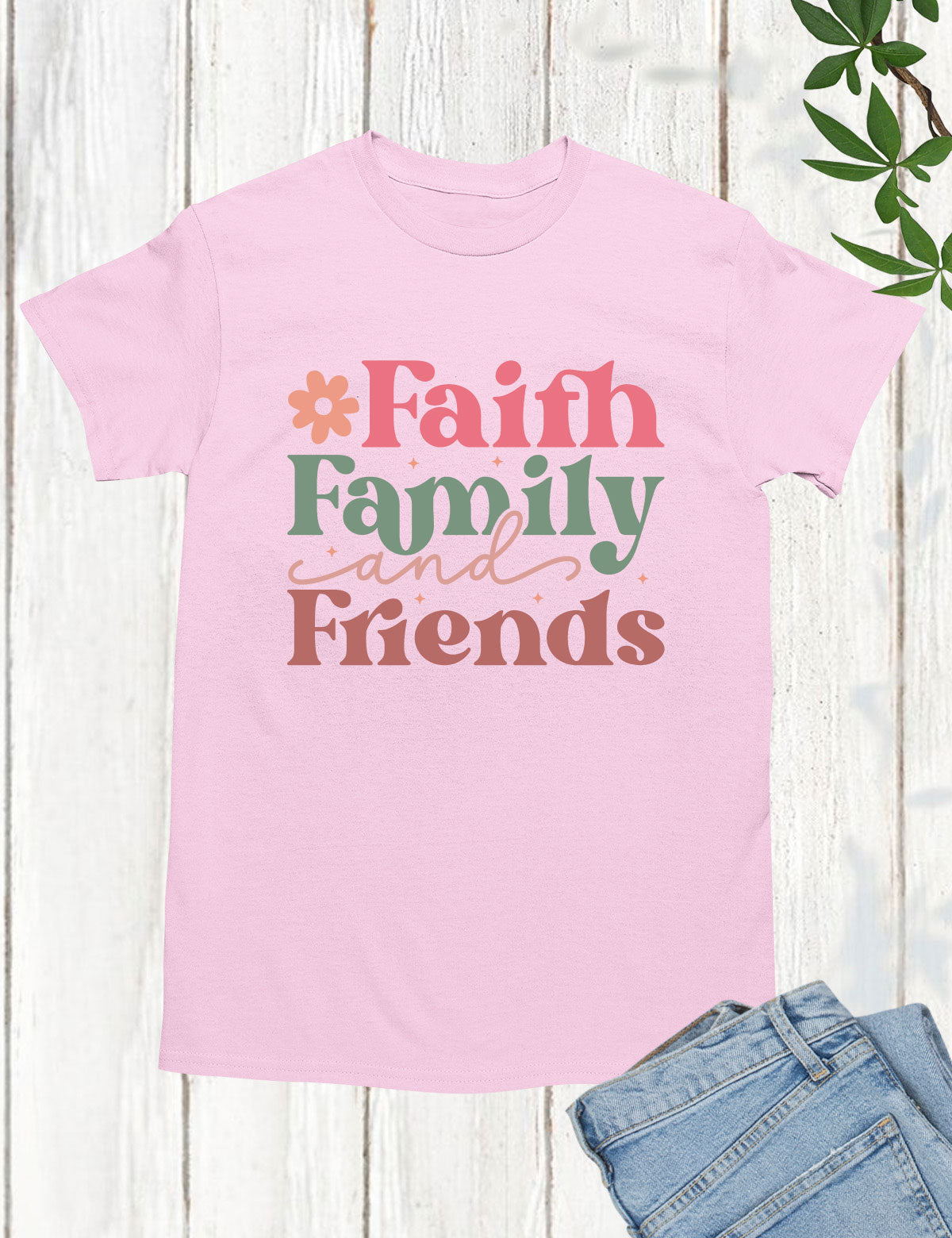 Faith Family and Friends Christian Long Sleeve