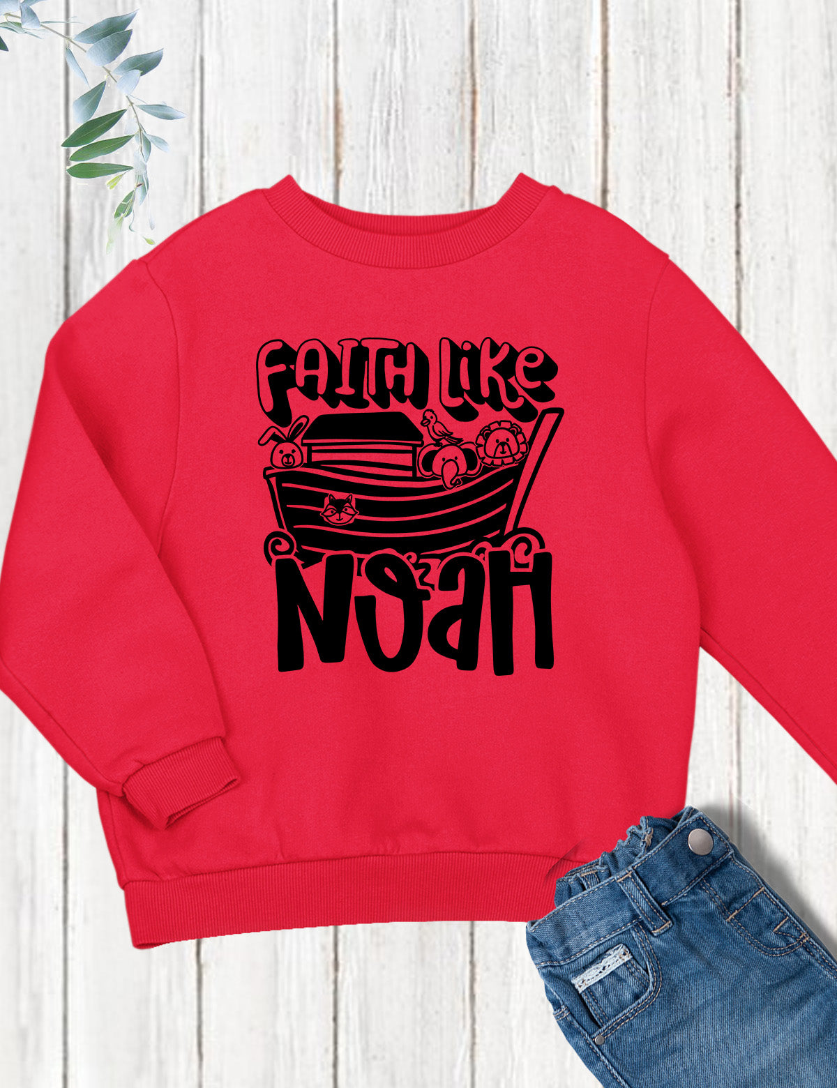 Faith Like Noah Christian Kids Shirts
