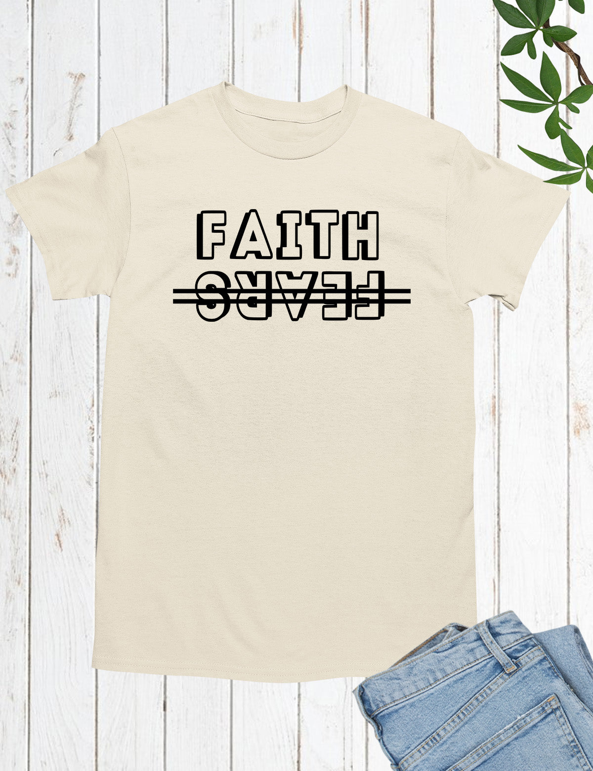 Faith Over Fears Christian Sweatshirt