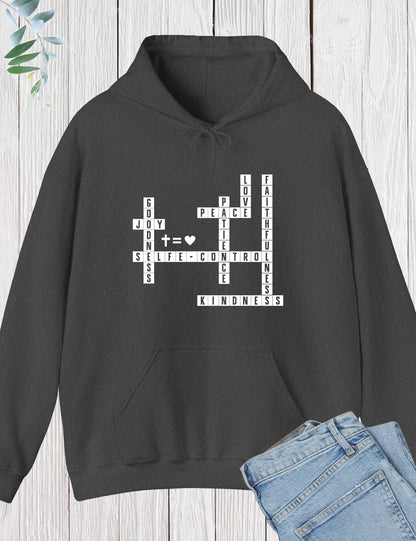 Fruit of the Spirit Crossword Hoodie