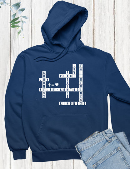 Fruit of the Spirit Crossword Hoodie