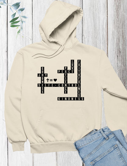 Fruit of the Spirit Crossword Hoodie