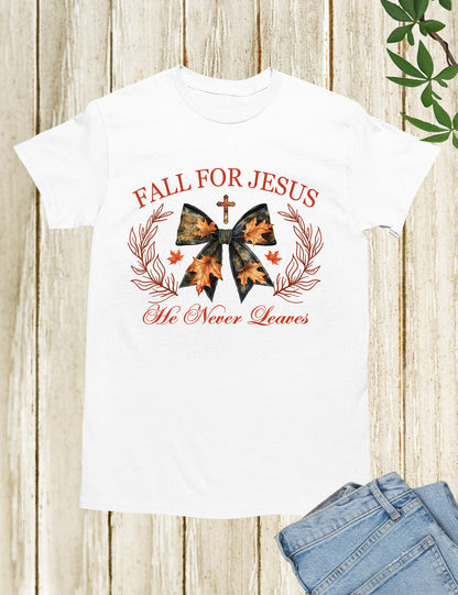 Fall For Jesus Retro Shirt