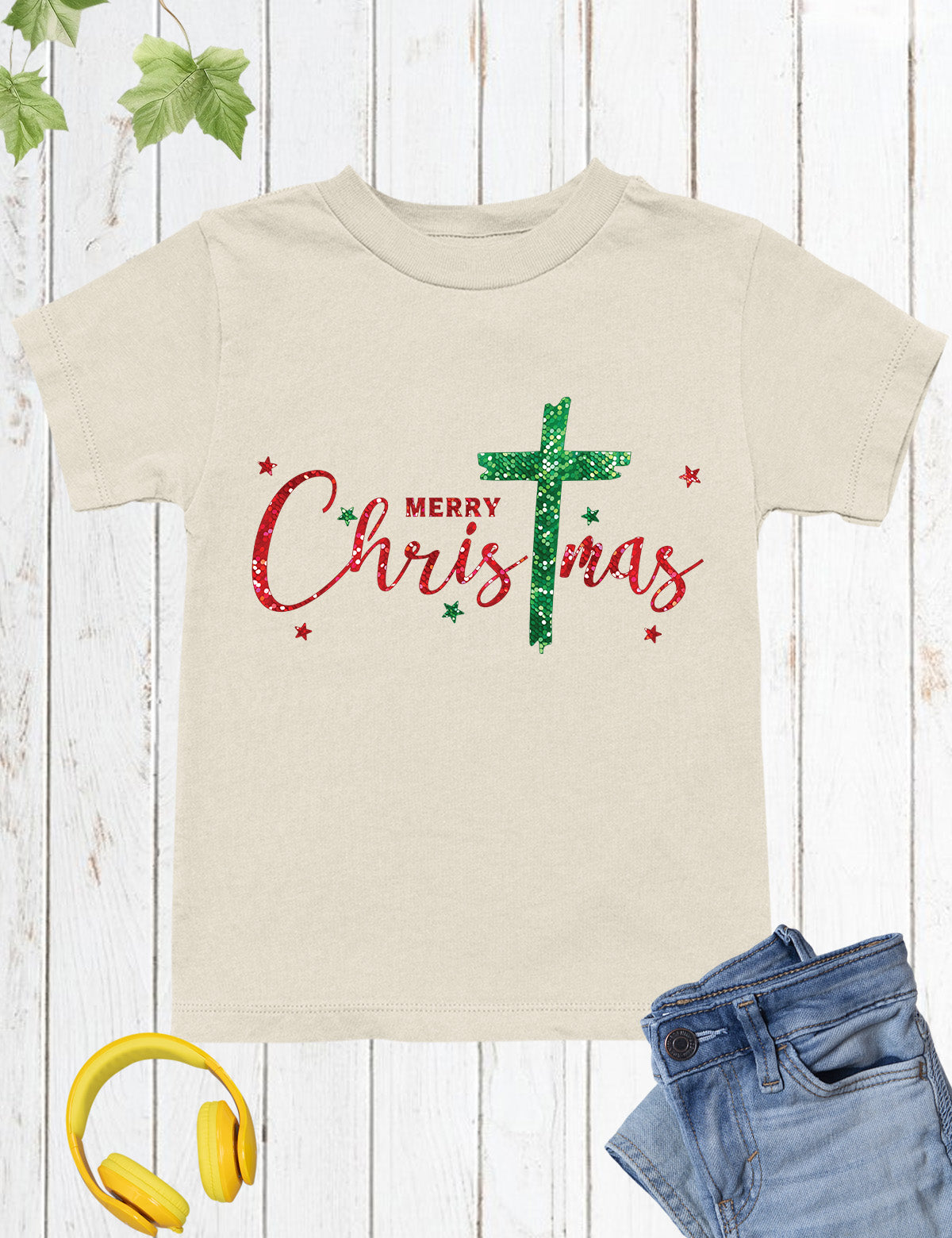 Christmas Christian Cross Child Shirts