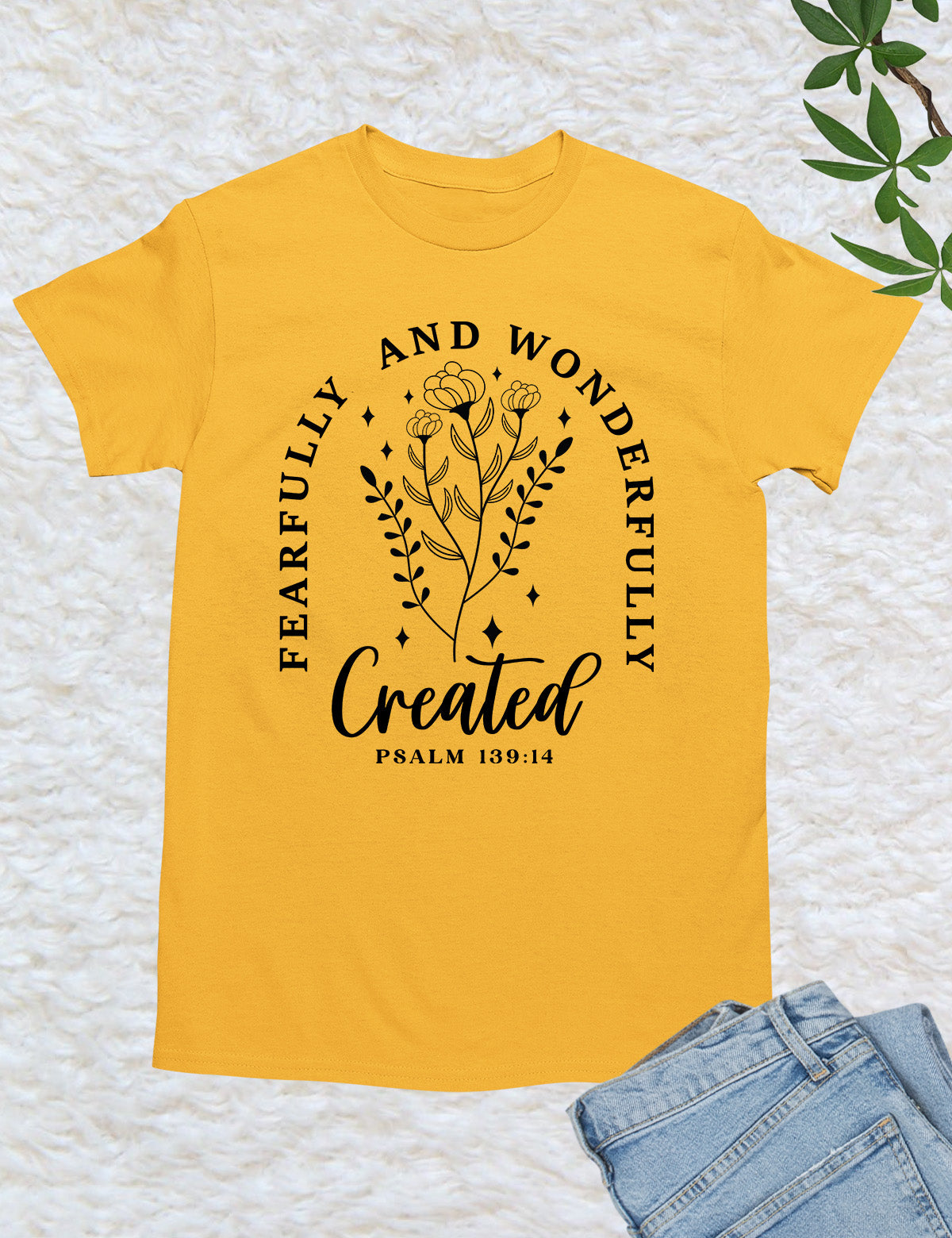 Fearfully and Wonderfully Made Christian Tee Shirts