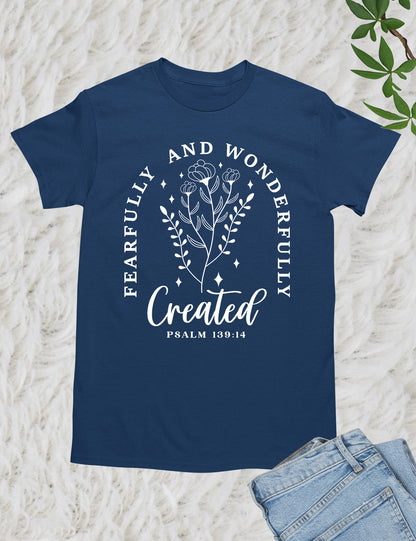 Fearfully and Wonderfully Made Christian Tee Shirts