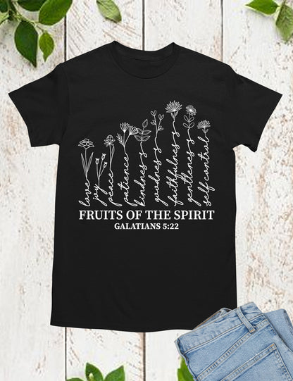 Fruits of The Spirit Religious Graphic Tees
