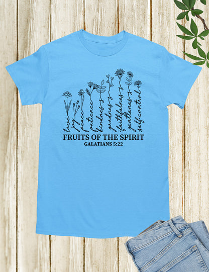 Fruits of The Spirit Religious Graphic Tees