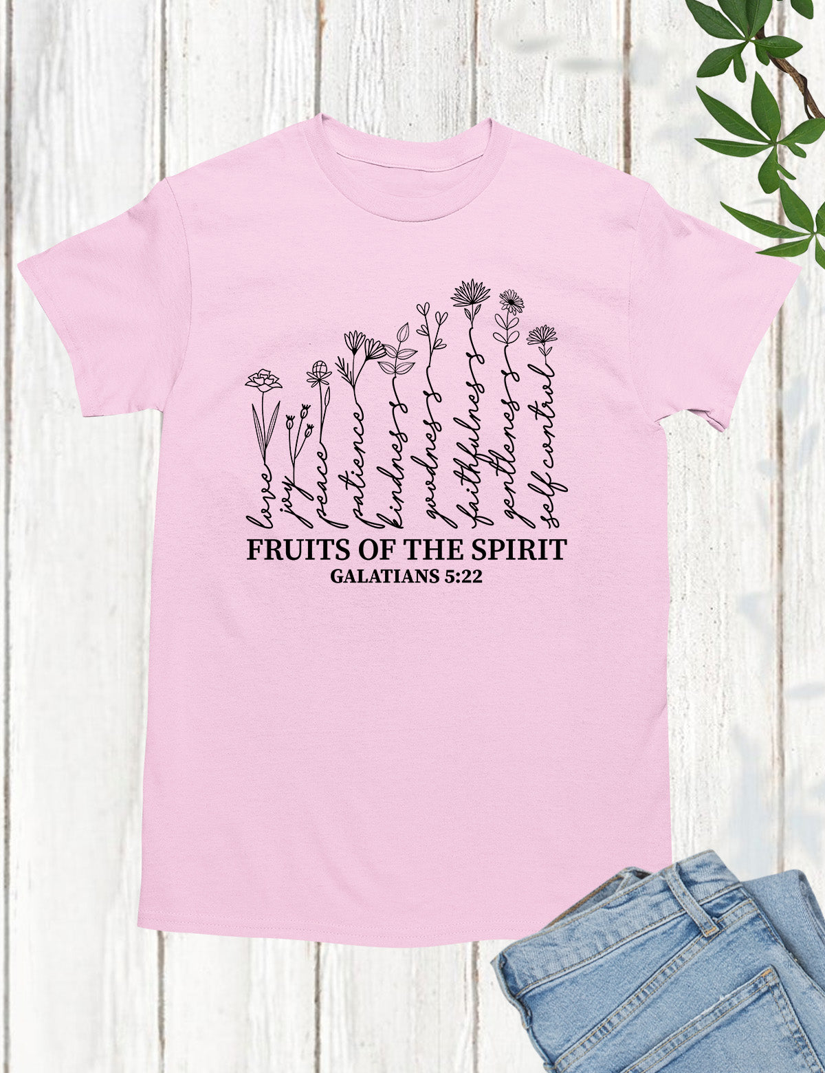 Fruits of The Spirit Religious Graphic Tees