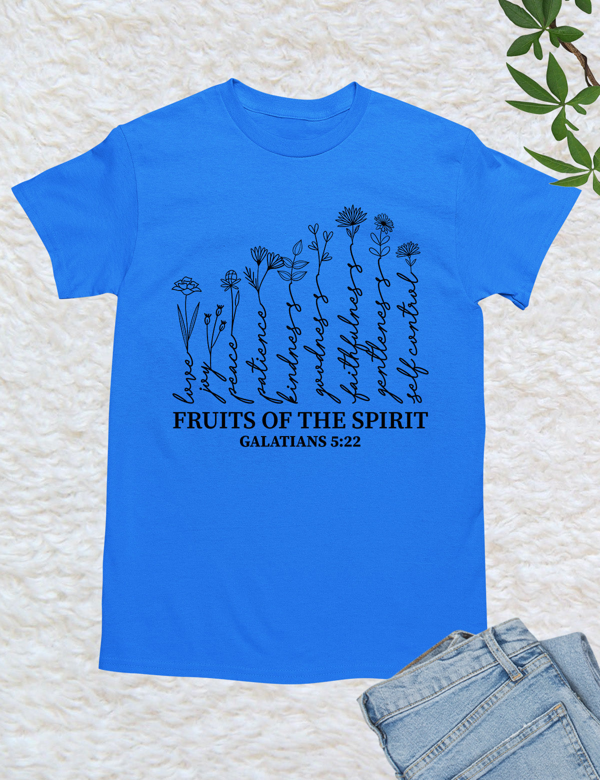 Fruits of The Spirit Religious Graphic Tees