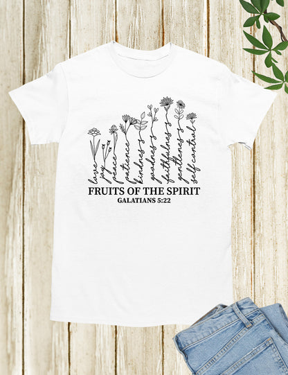 Fruits of The Spirit Religious Graphic Tees