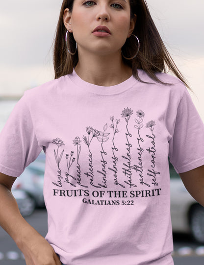 Fruits of The Spirit Religious Graphic Tees