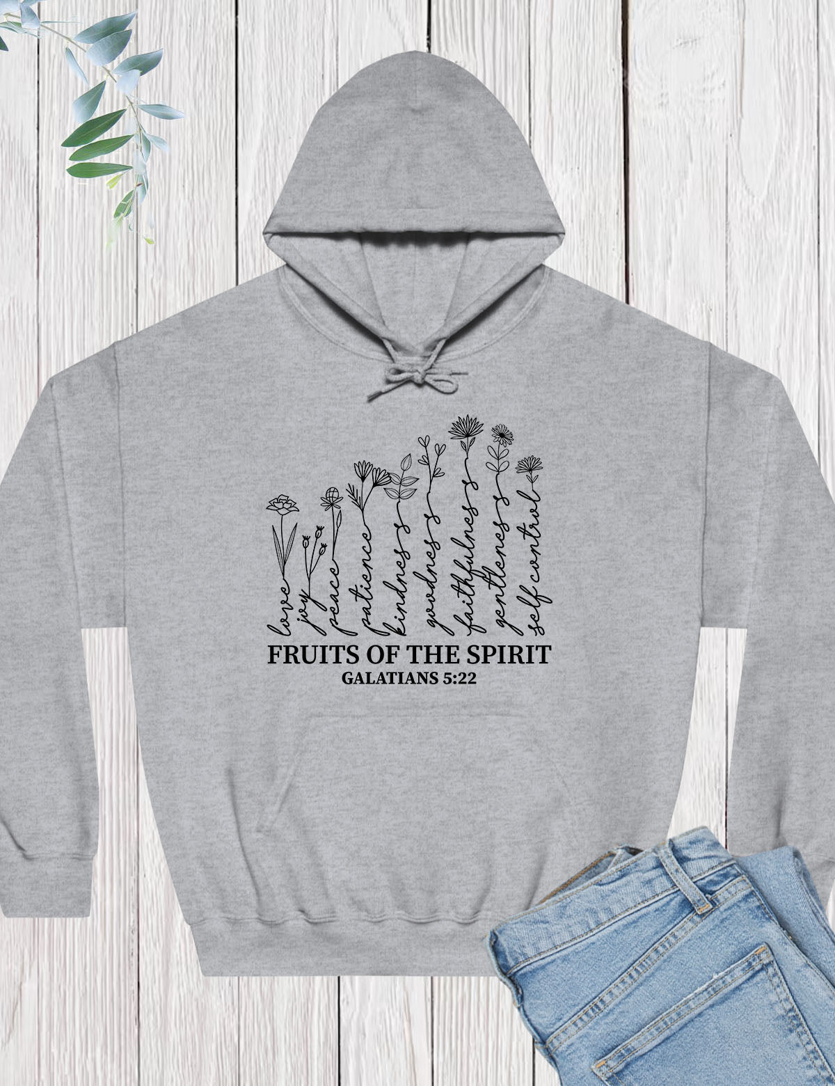 Fruits of The Spirit Bible Verse Hoodie