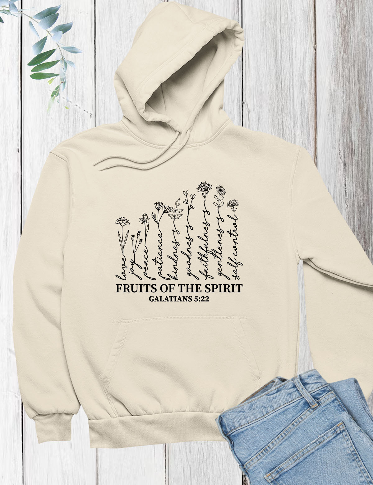 Fruits of The Spirit Bible Verse Hoodie