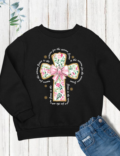 Kids Christian Christmas Clothing Youth Girl Hoodie