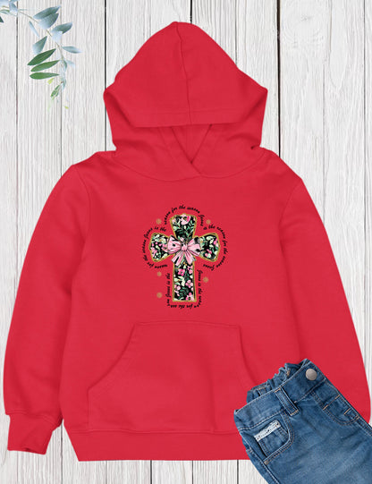 Kids Christian Christmas Clothing Youth Girl Hoodie