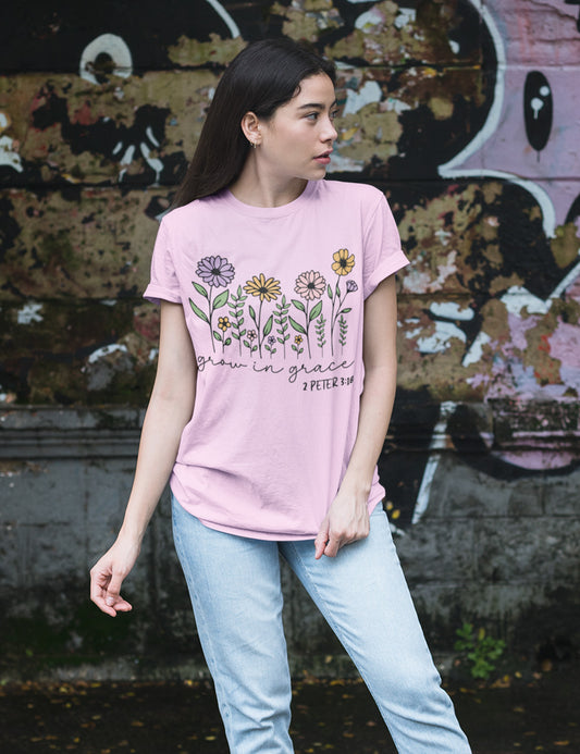 Grow in Grace Peter Verse Shirt