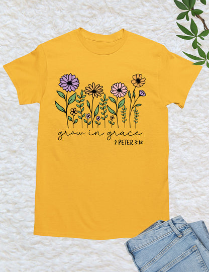 Grow in Grace Peter Verse Shirt