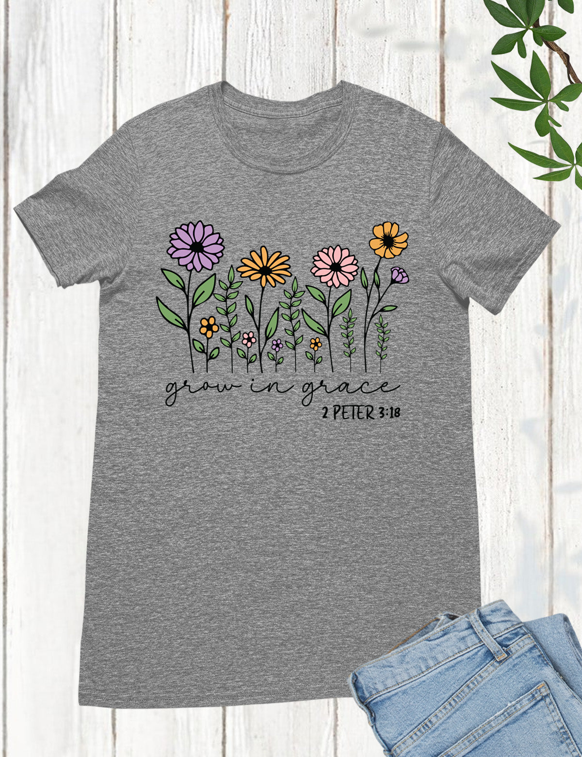 Grow in Grace Peter Verse Shirt