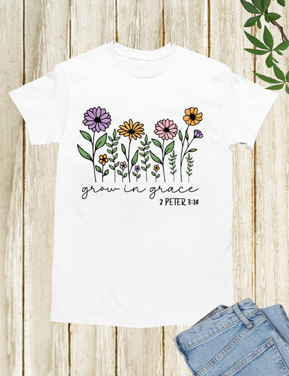 Grow in Grace Peter Verse Shirt