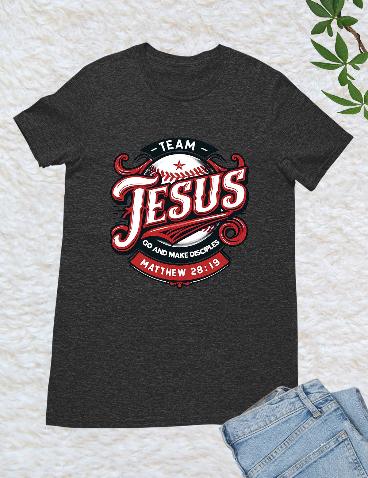 Team Jesus Basketball T Shirt