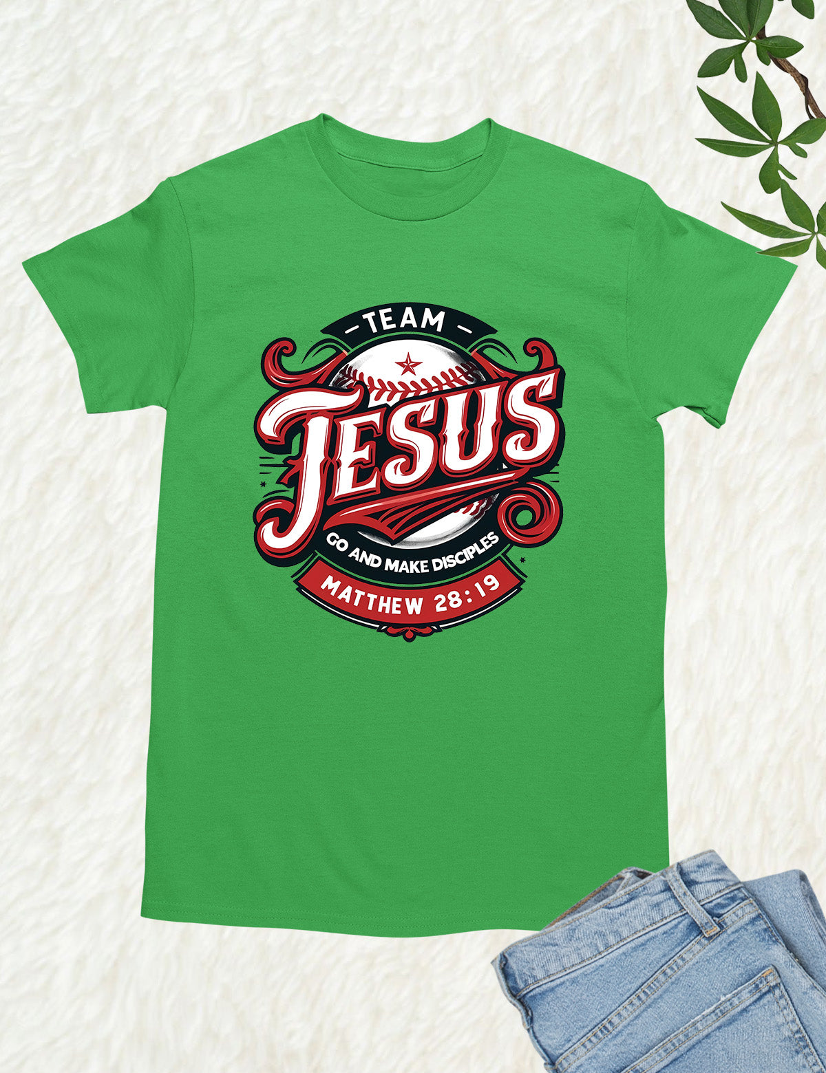 Team Jesus Basketball T Shirt