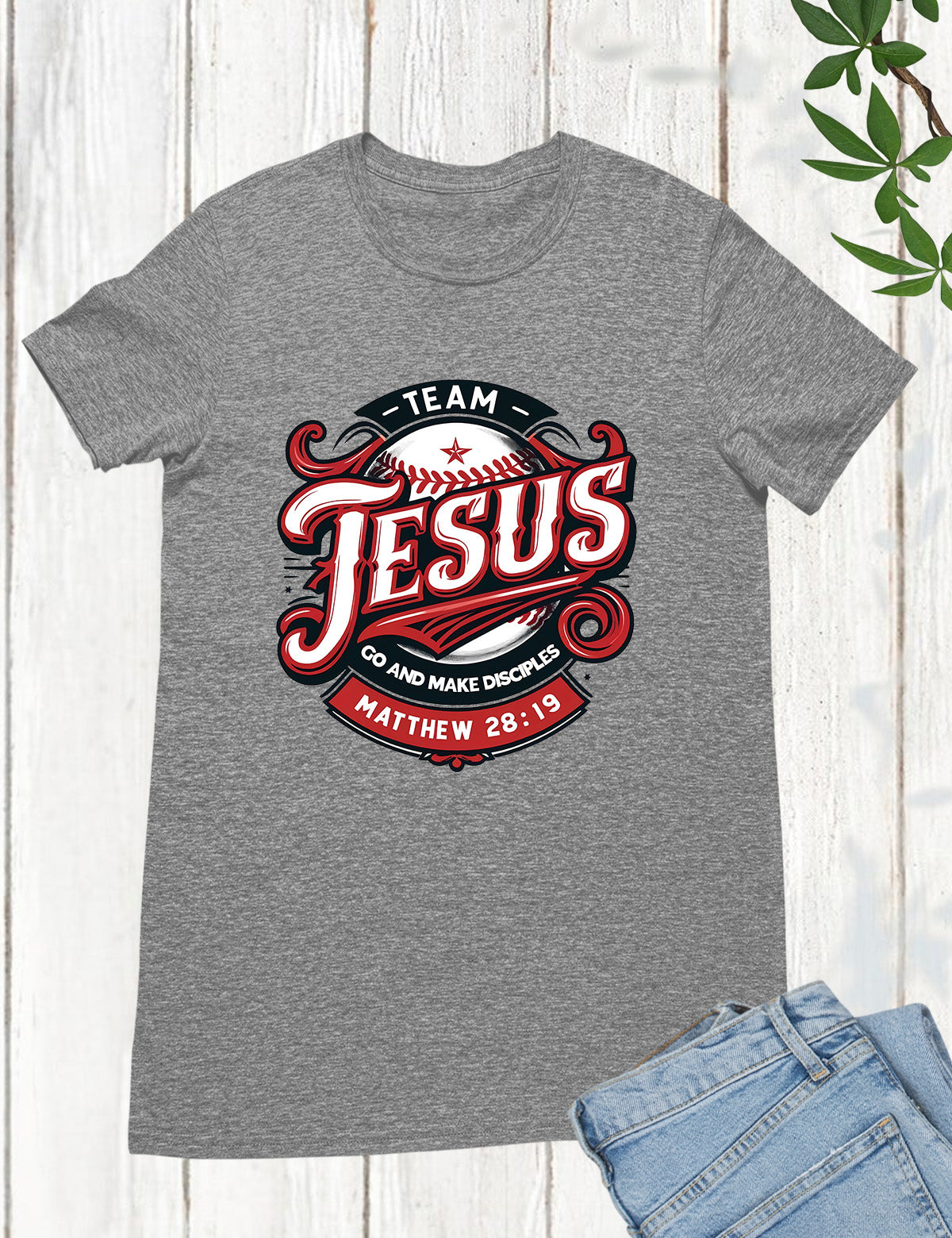 Team Jesus Basketball T Shirt