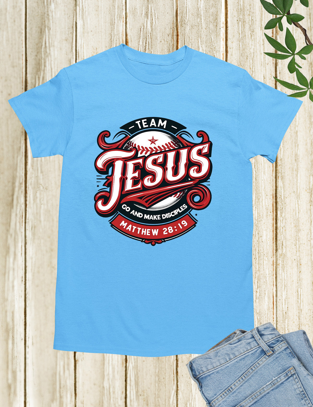 Team Jesus Basketball T Shirt