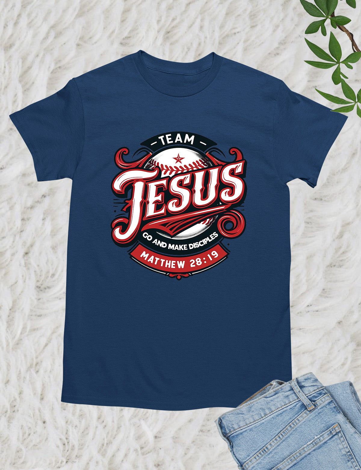 Team Jesus Basketball T Shirt