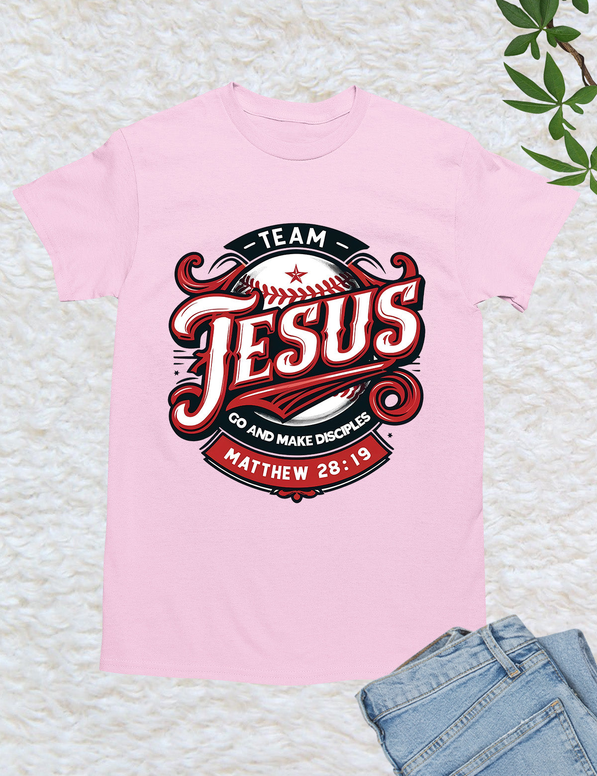 Team Jesus Basketball T Shirt