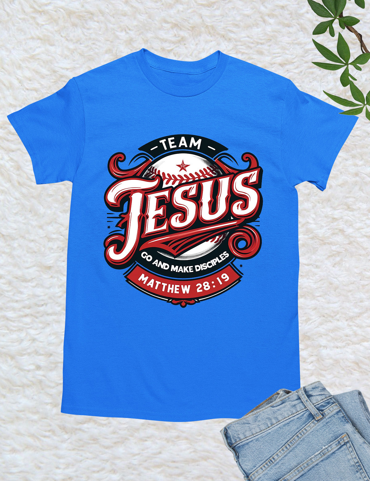 Team Jesus Basketball T Shirt