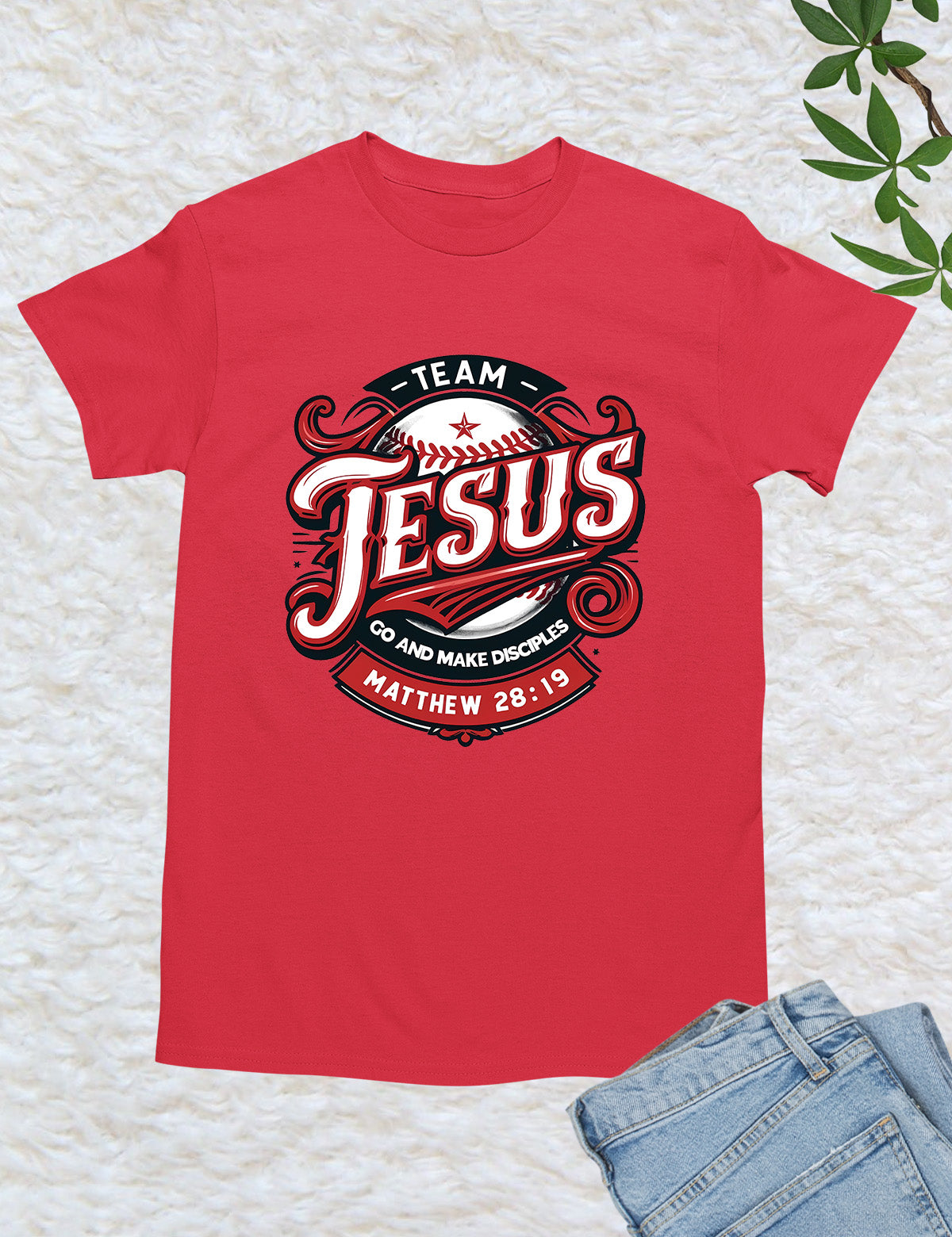 Team Jesus Basketball T Shirt