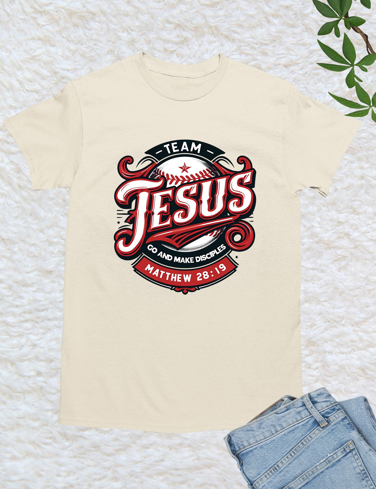 Team Jesus Basketball T Shirt