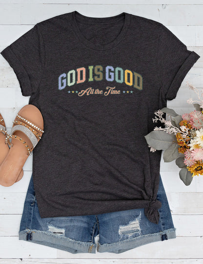 God is Good All the Time Long Sleeve Shirts for Women