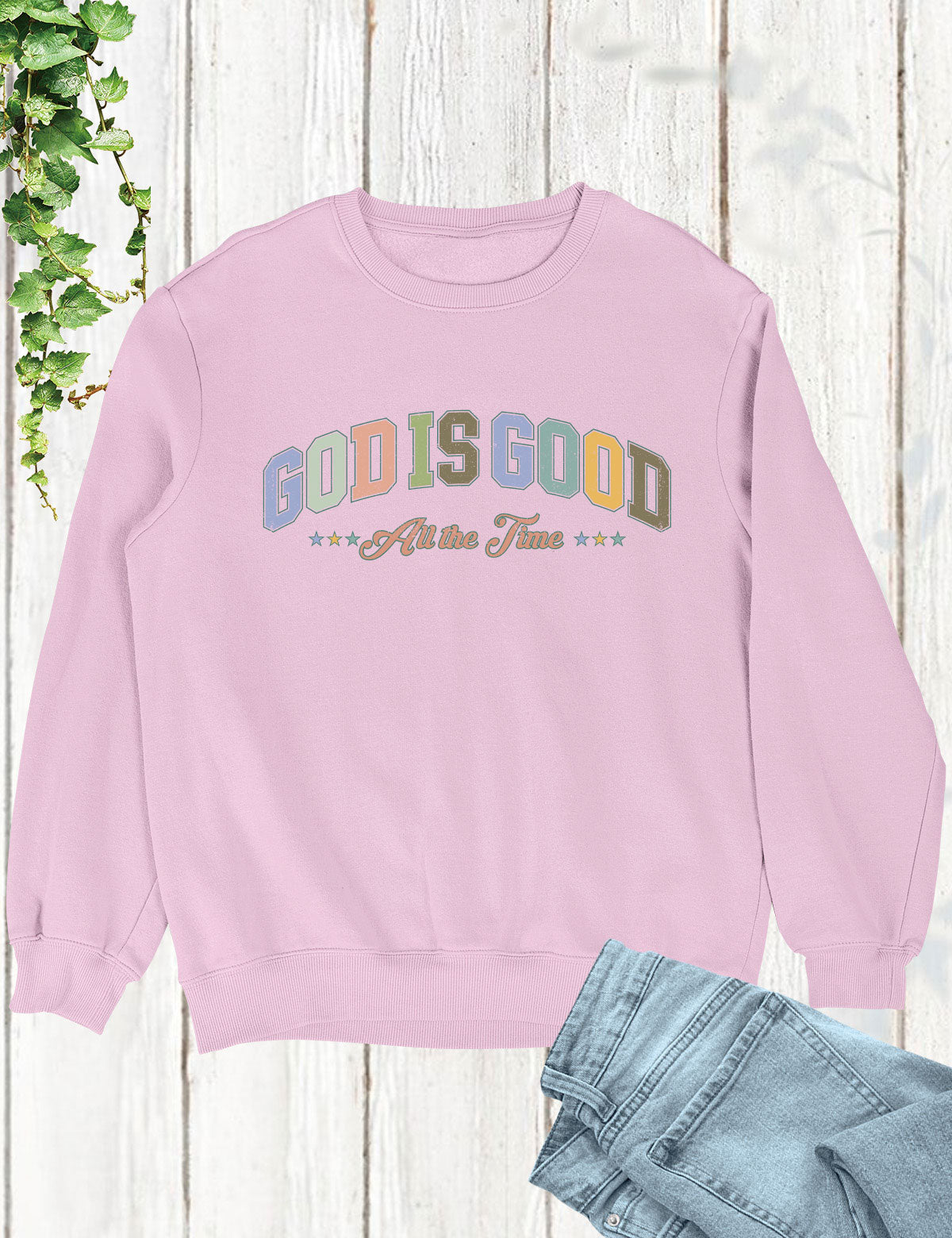 God is Good All the Time Long Sleeve Shirts for Women