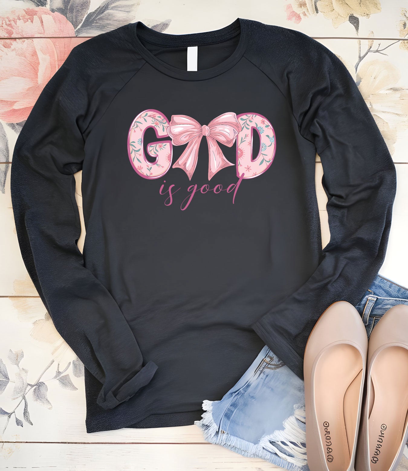 God is Good Long Sleeve Christian Shirts