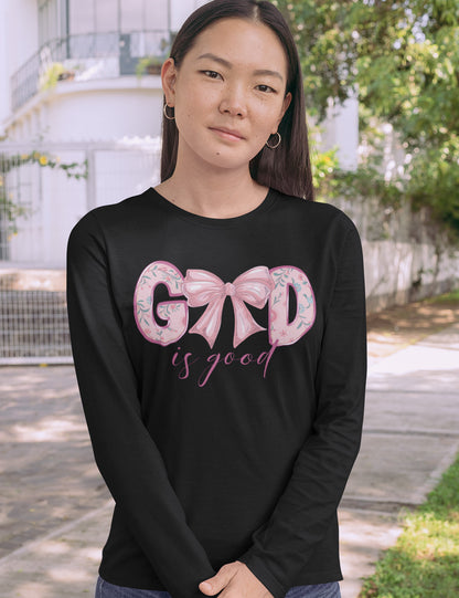 God is Good Long Sleeve Christian Shirts