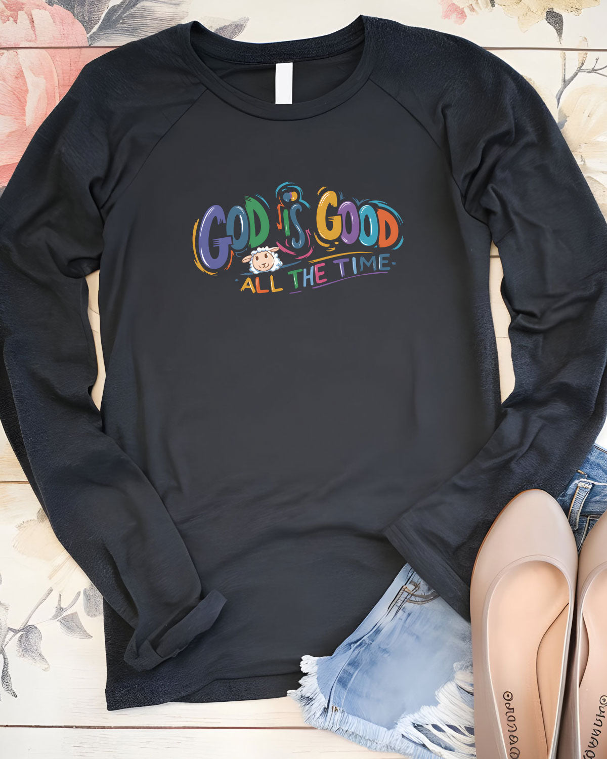 God is Good Women's Christian Long Sleeve Shirts