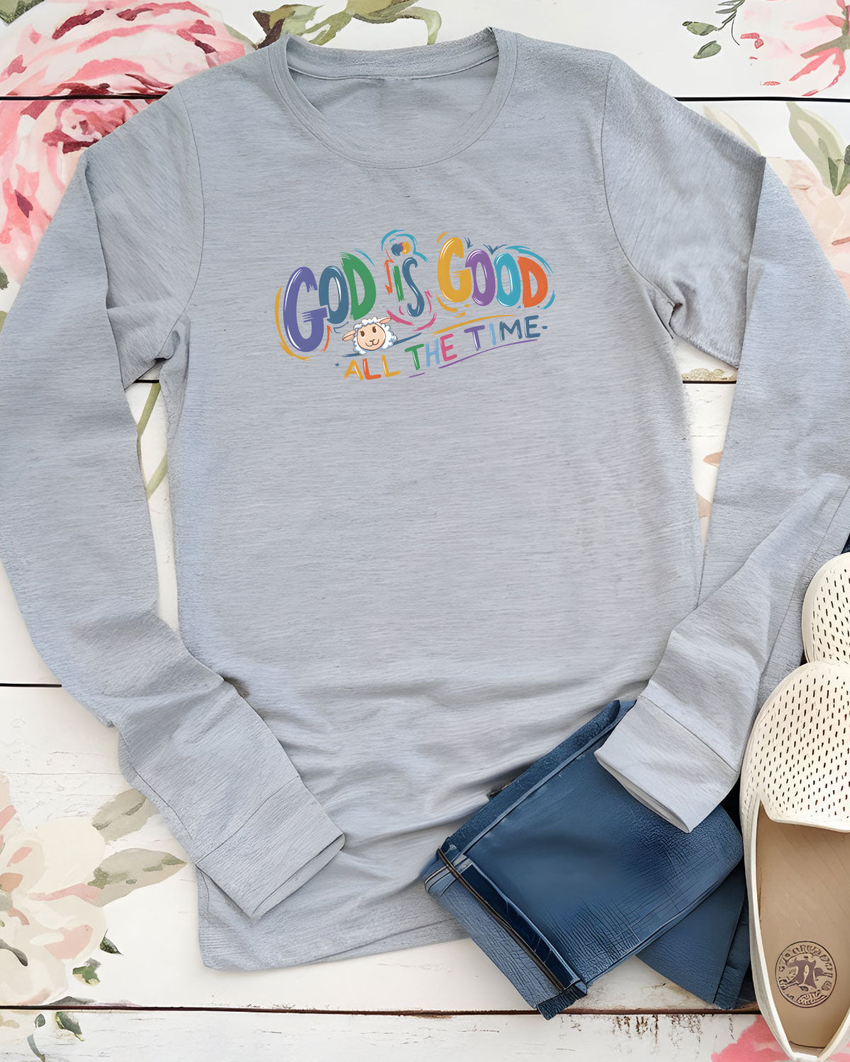 God is Good Women's Christian Long Sleeve Shirts