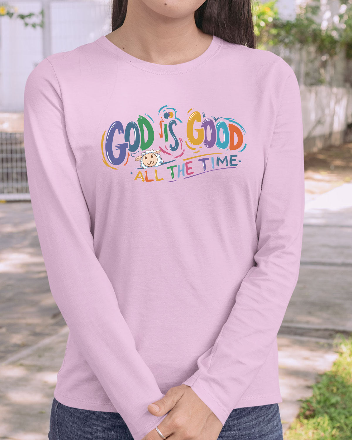 God is Good Women's Christian Long Sleeve Shirts