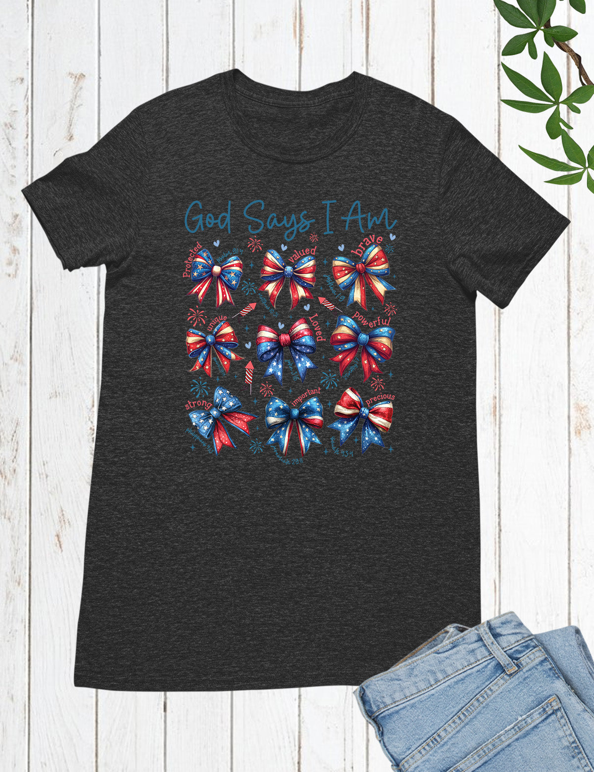 God Says I Am 4th of July Shirt