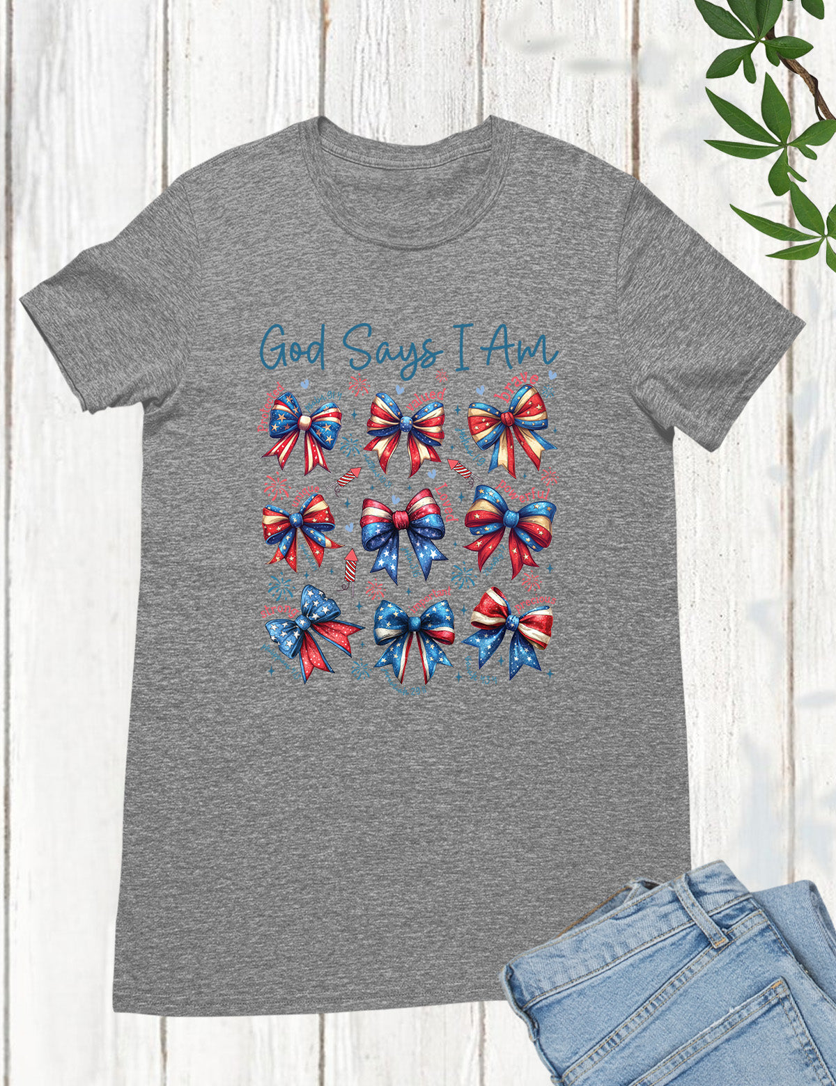 God Says I Am 4th of July Shirt