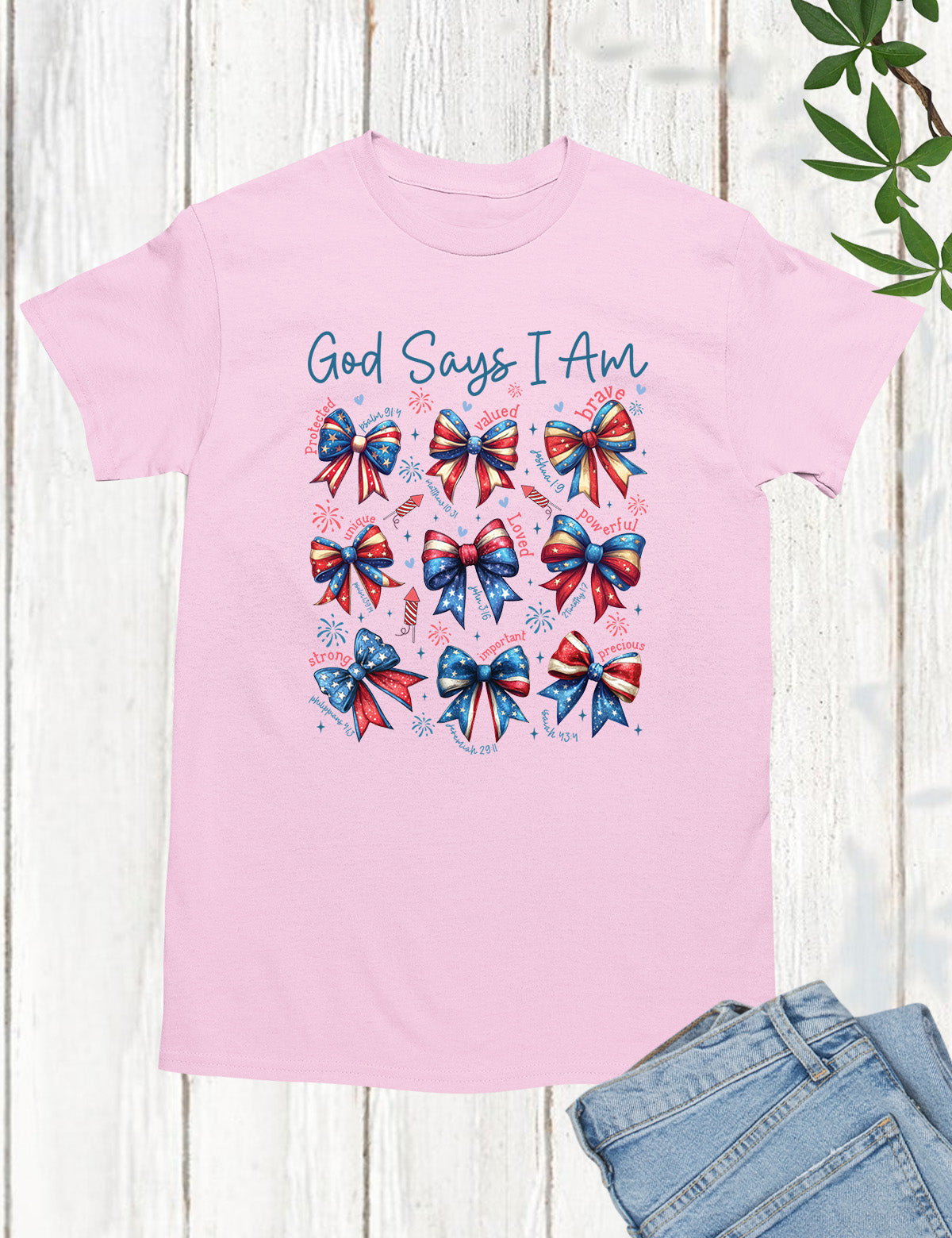 God Says I Am 4th of July Shirt