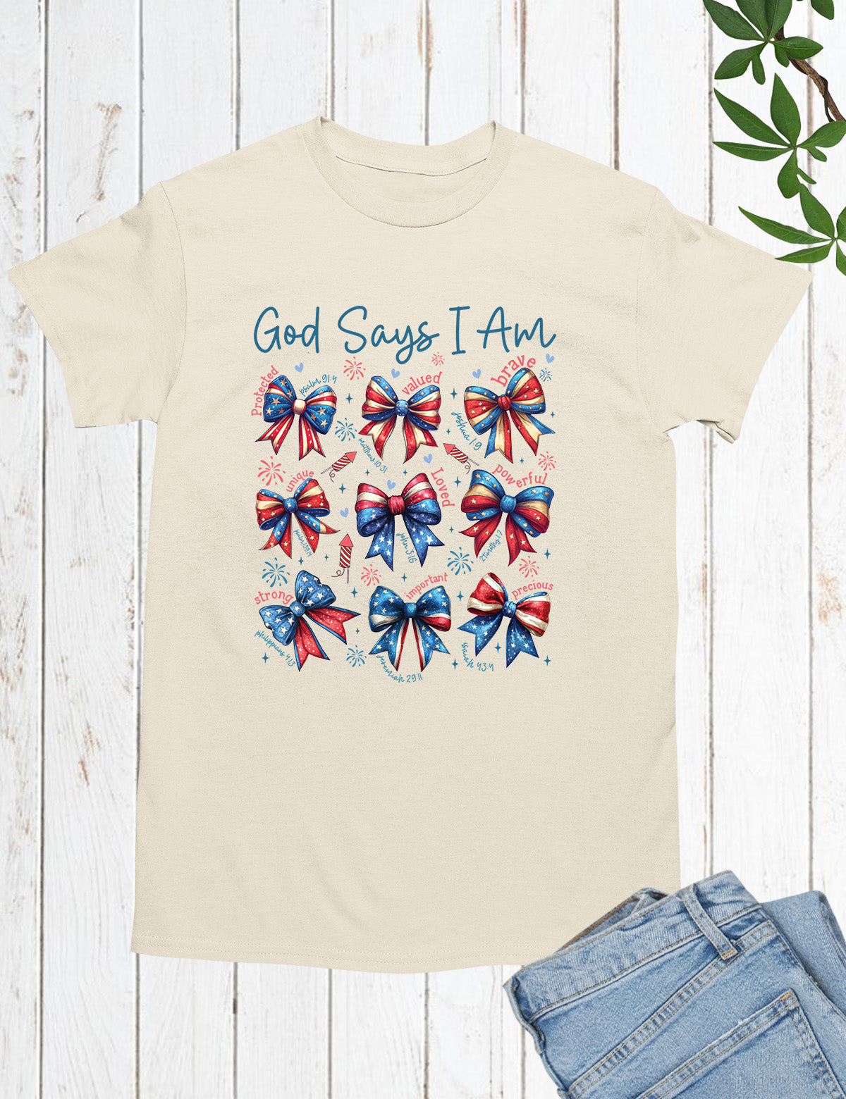 God Says I Am 4th of July Shirt